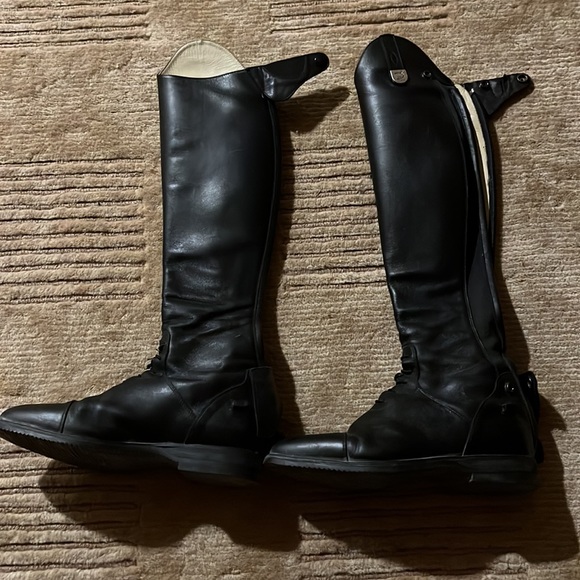 EUC Tucci tall Riding Boots Size 38 XT XSlim MADE IN ITALY - Picture 3 of 4